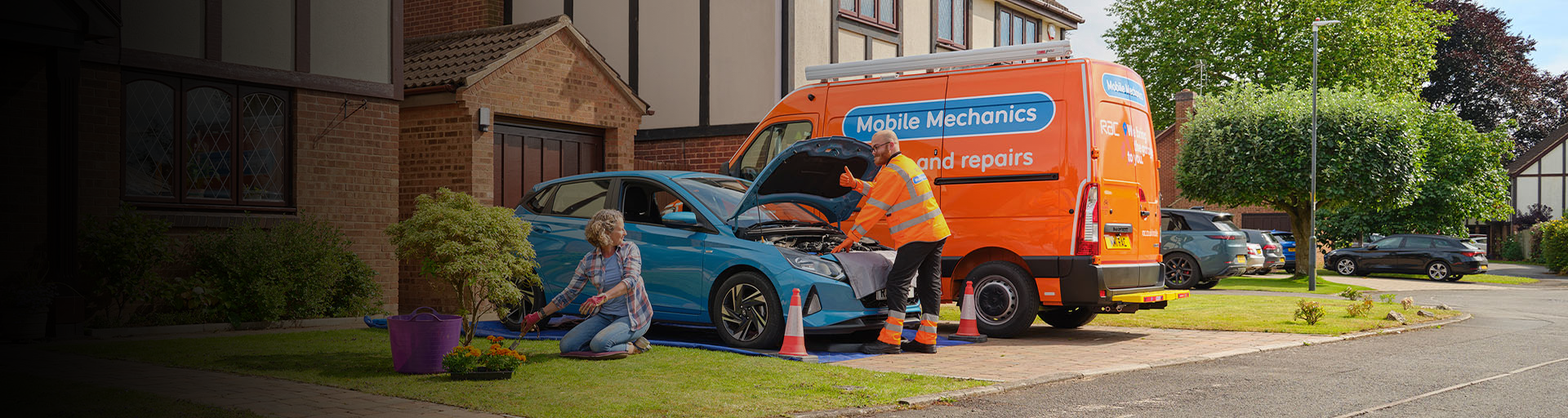 RAC Mobile Mechanics desktop banner